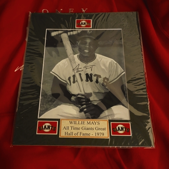 Other - Willie mays autographed photo